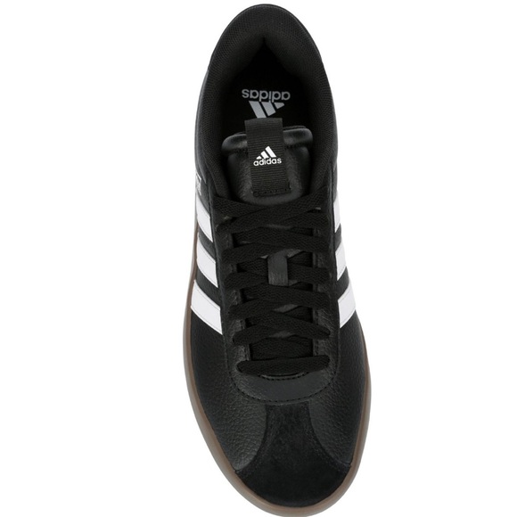 Adidas VL Court 3.0 Women’s 3 Stripe Suede Skate Fashion Low Top Shoes Sneakers - Picture 4 of 6